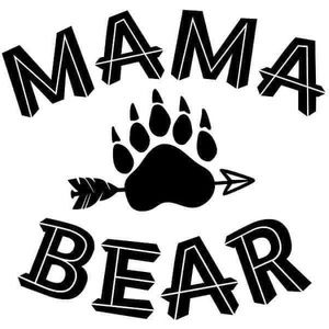 Mama Bear Vinyl Decal